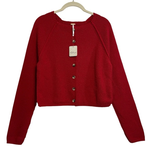 Free People Sydney Shrunken Cardigan, Size XSMALL - Picture 6 of 15